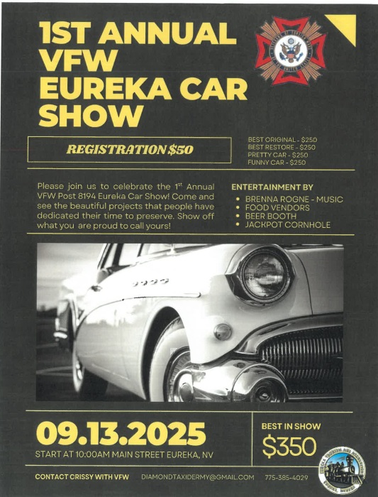 1st Annual VFW Eureka Car show